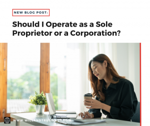 Should I Operate as a Sole Proprietor or a Corporation?